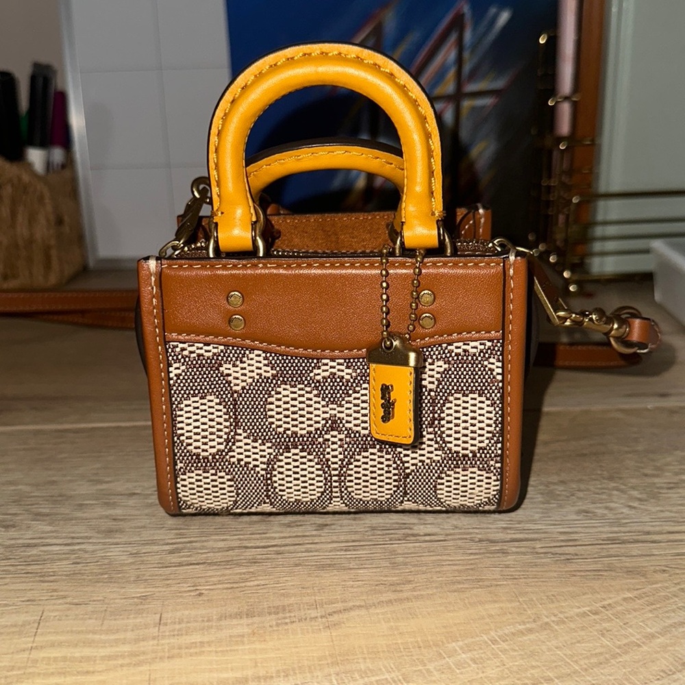 Rogue Bag 12 In Signature Textile Jacquard